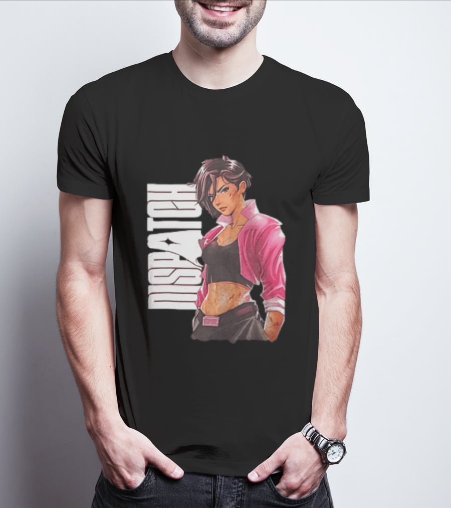 Dispatch Anime Girl Urban Style Two Sided T-Shirt