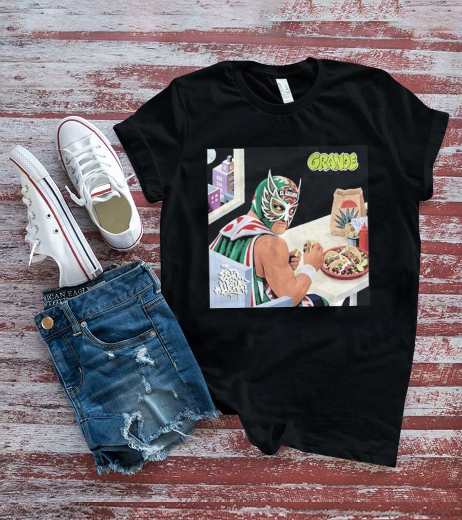El Grande America Tacos Wrestling Luchador Comic T-Shirt