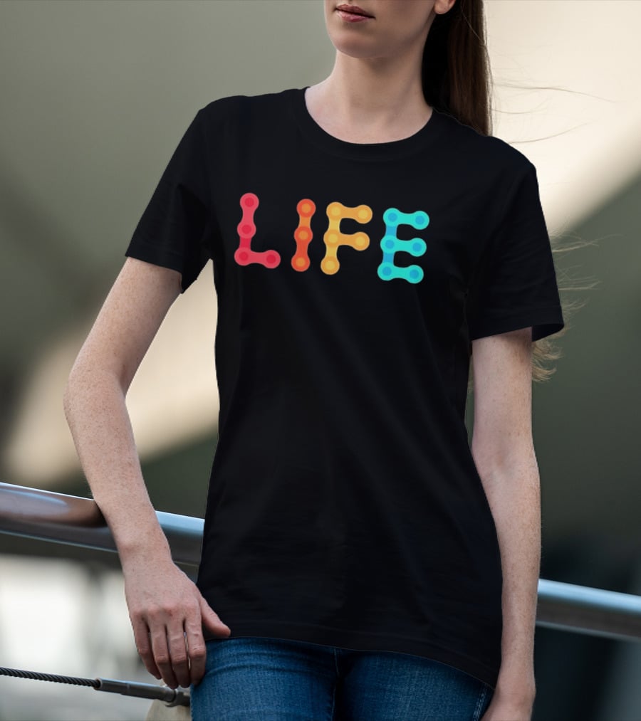 Life Bicycle Chain Cycling Bike Parts T-Shirt