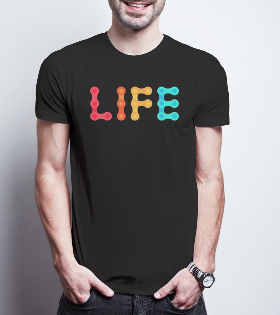 Life Bicycle Chain Cycling Bike Parts T-Shirt