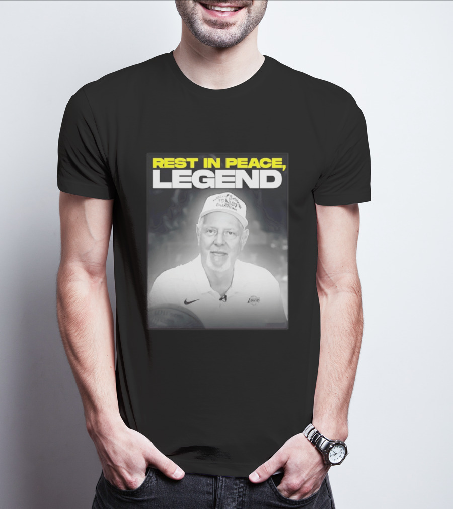 Rest In Peace Legend 1959 Champions Voice Of The Los Angeles Lakers T-Shirt