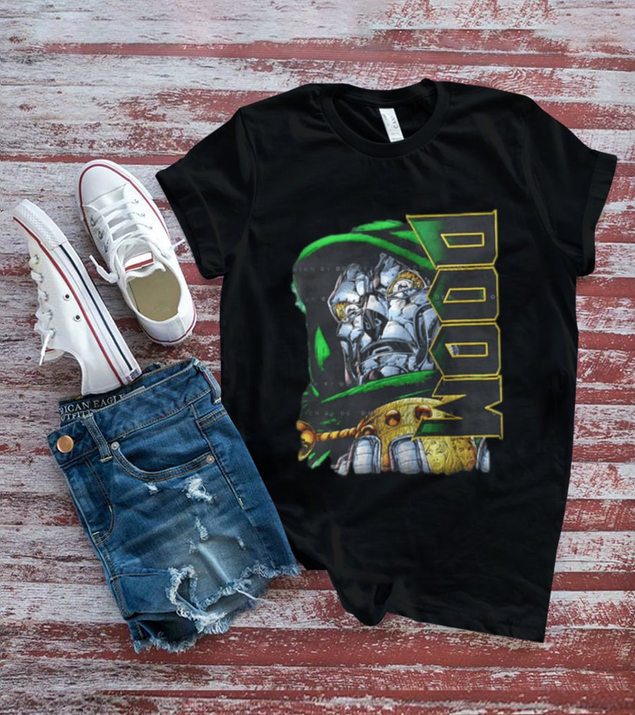 Doctor Doom Marvel Comics DOOM Villain 2 Sided T-Shirt