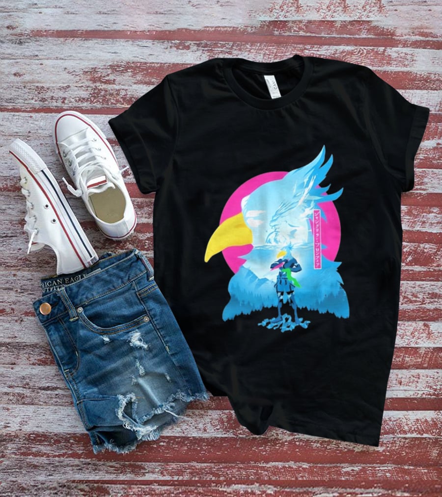 Shangri La Frontier Sunraku Eagle Art Gaming Manga Fantasy T-Shirt