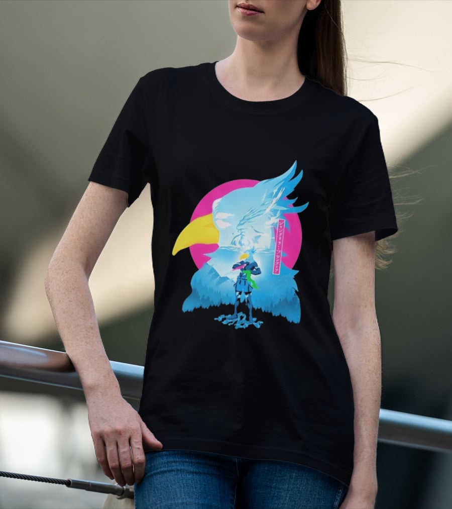 Shangri La Frontier Sunraku Eagle Art Gaming Manga Fantasy T-Shirt
