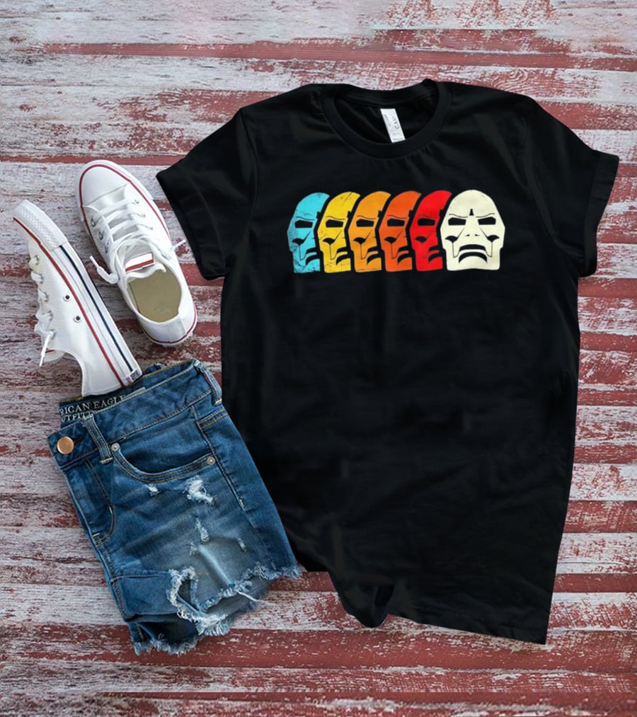 MF Doom Mask Multicolor Hip Hop Rap T-Shirt