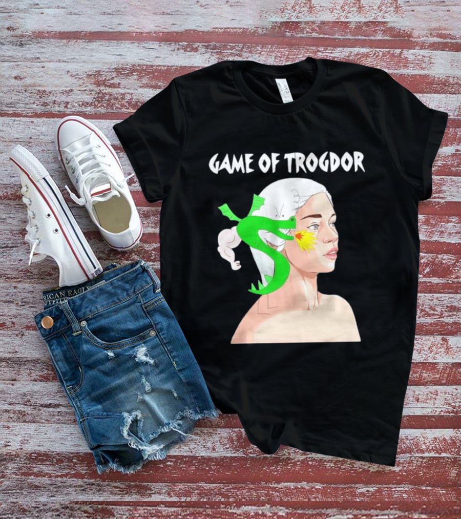 Game Of Trogdor Dragon And Woman T-Shirt