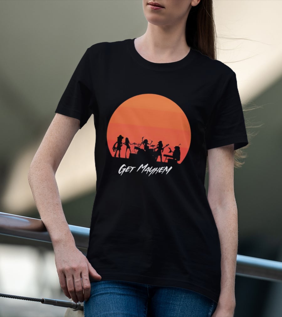 Get Mayhem Band Sunset Concert T-Shirt