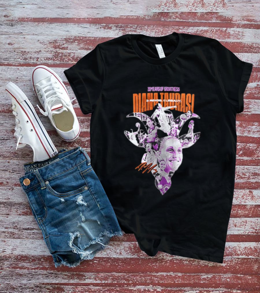 20 Years Of Greatness Diana Taurasi 3 Rings Legacy T-Shirt