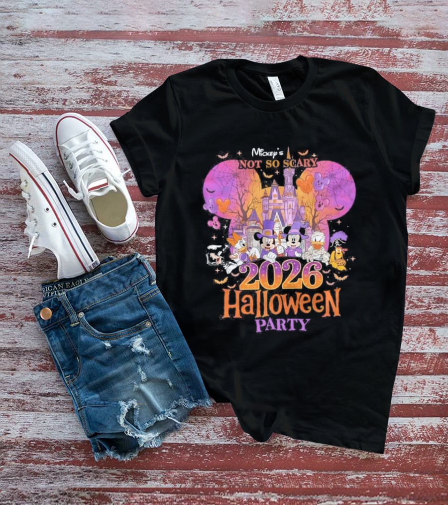 Mickey's Not So Scary 2026 Halloween Party T-Shirt