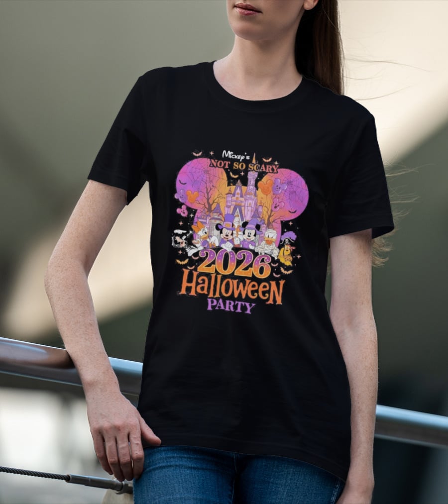 Mickey's Not So Scary 2026 Halloween Party T-Shirt