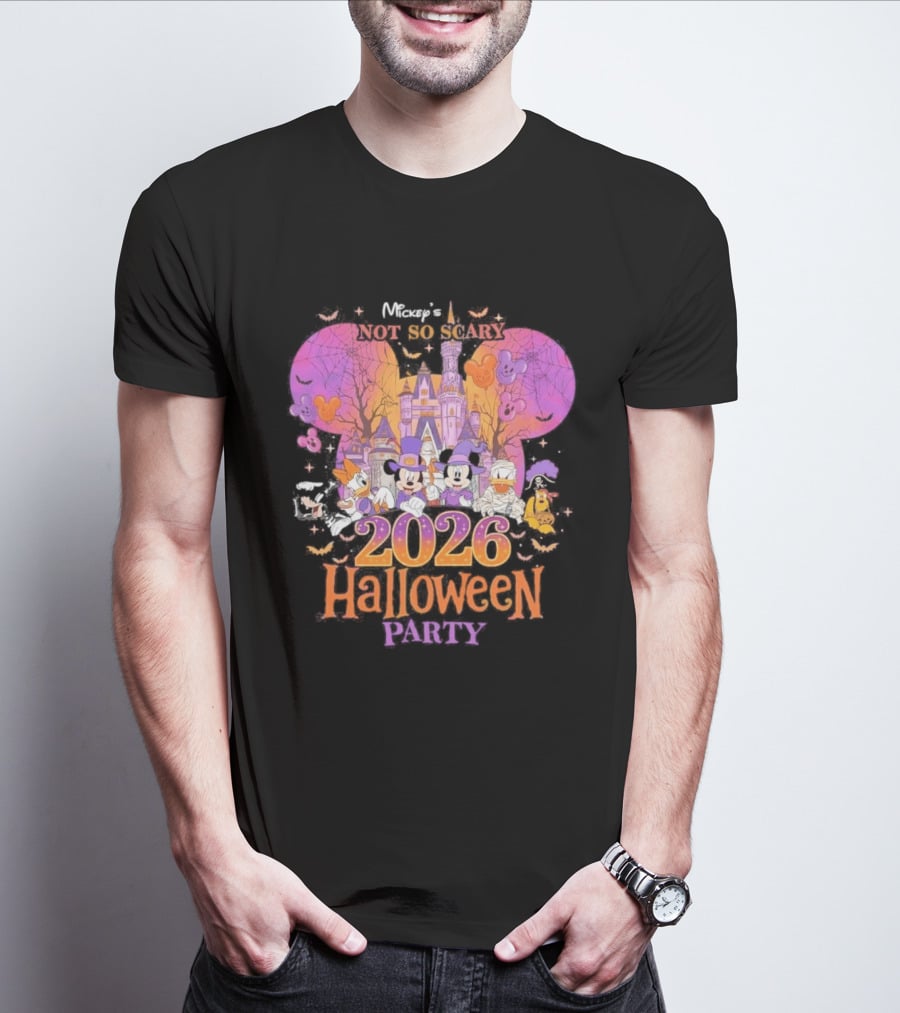 Mickey's Not So Scary 2026 Halloween Party T-Shirt