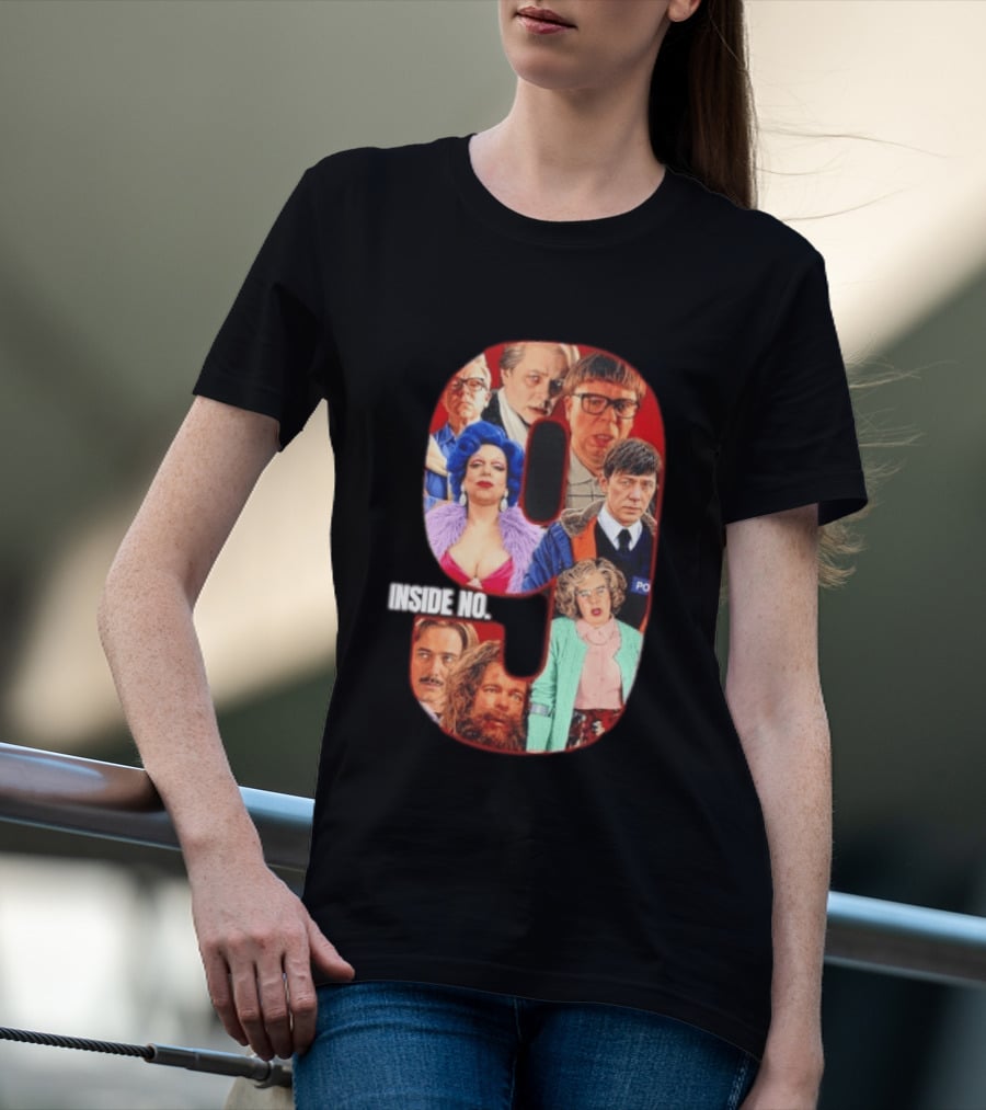 Inside No 9 TV Series Collage Reece Shearsmith Character Compilation T-Shirt