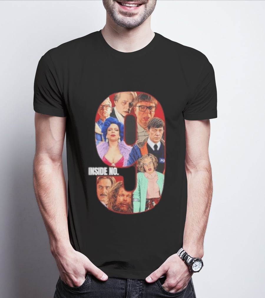 Inside No 9 TV Series Collage Reece Shearsmith Character Compilation T-Shirt
