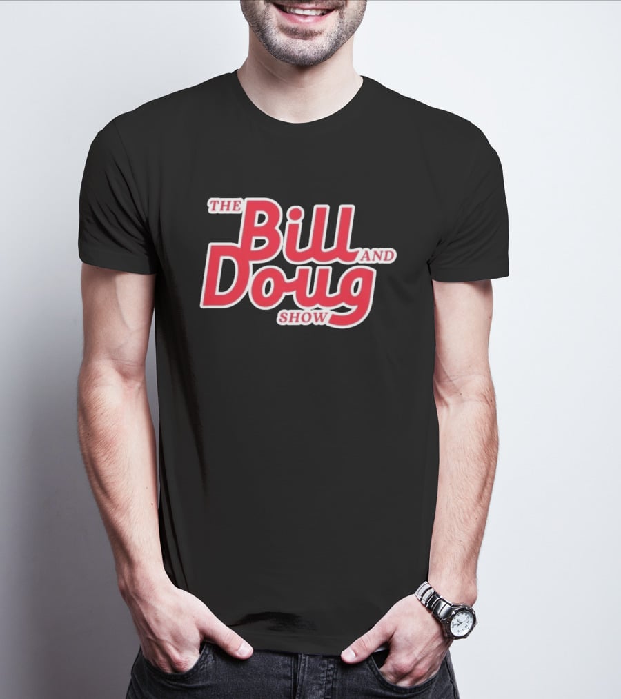 Ohio State Buckeyes The Bill And Doug Show Red Lettering T-Shirt