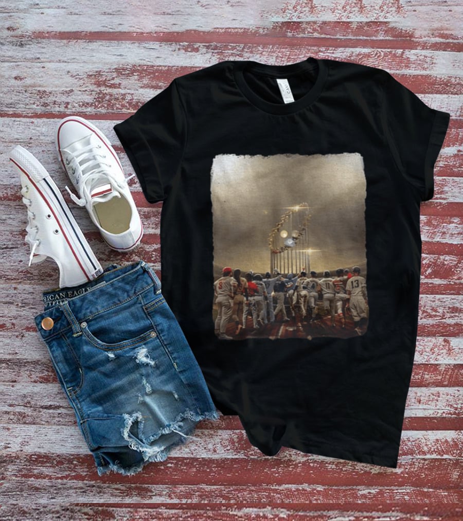 September Baseball Race To October Trophy MLB 2026 Players Journey Toward Championship Glory T-Shirt