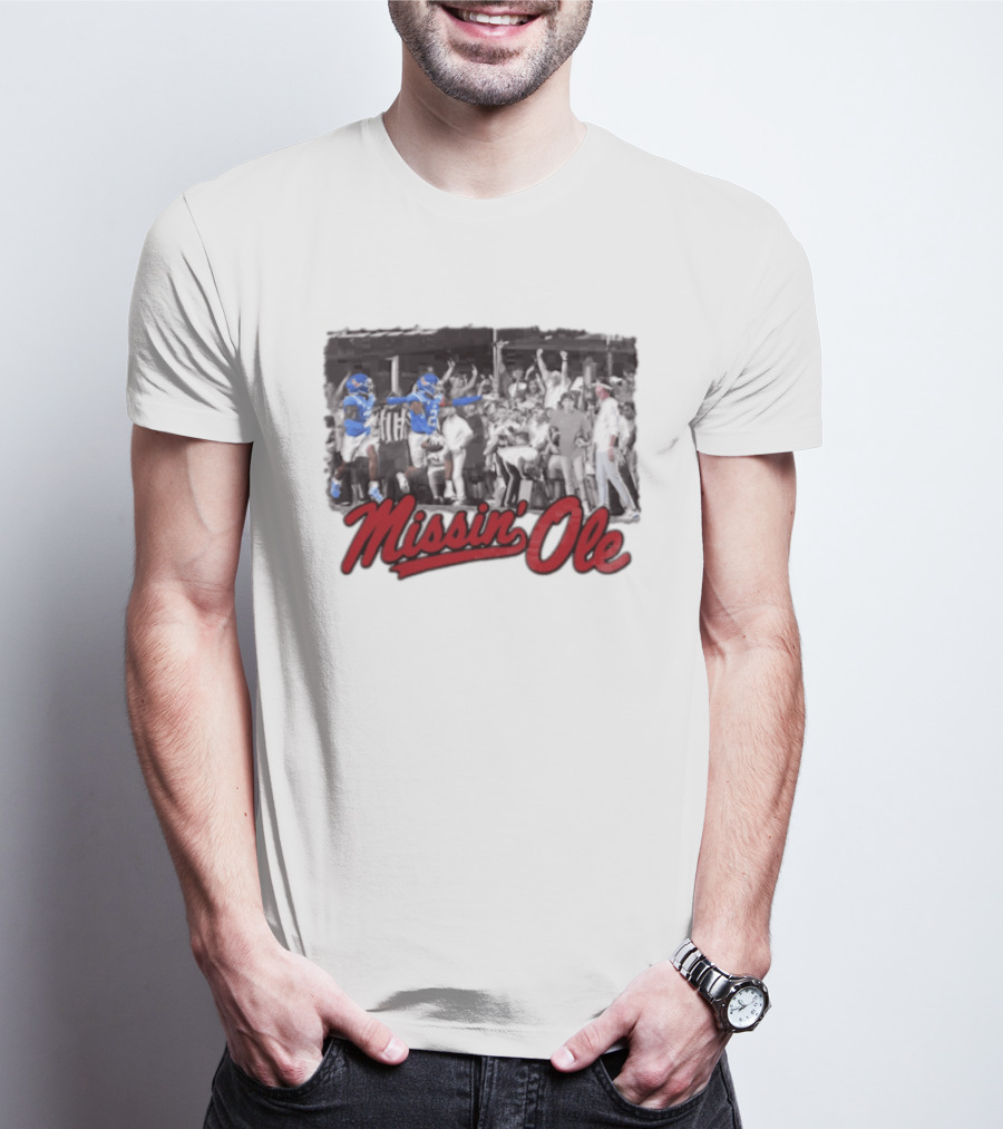 Lane Kiffin Missin Ole Ole Miss Rebels NCAA Football T-Shirt