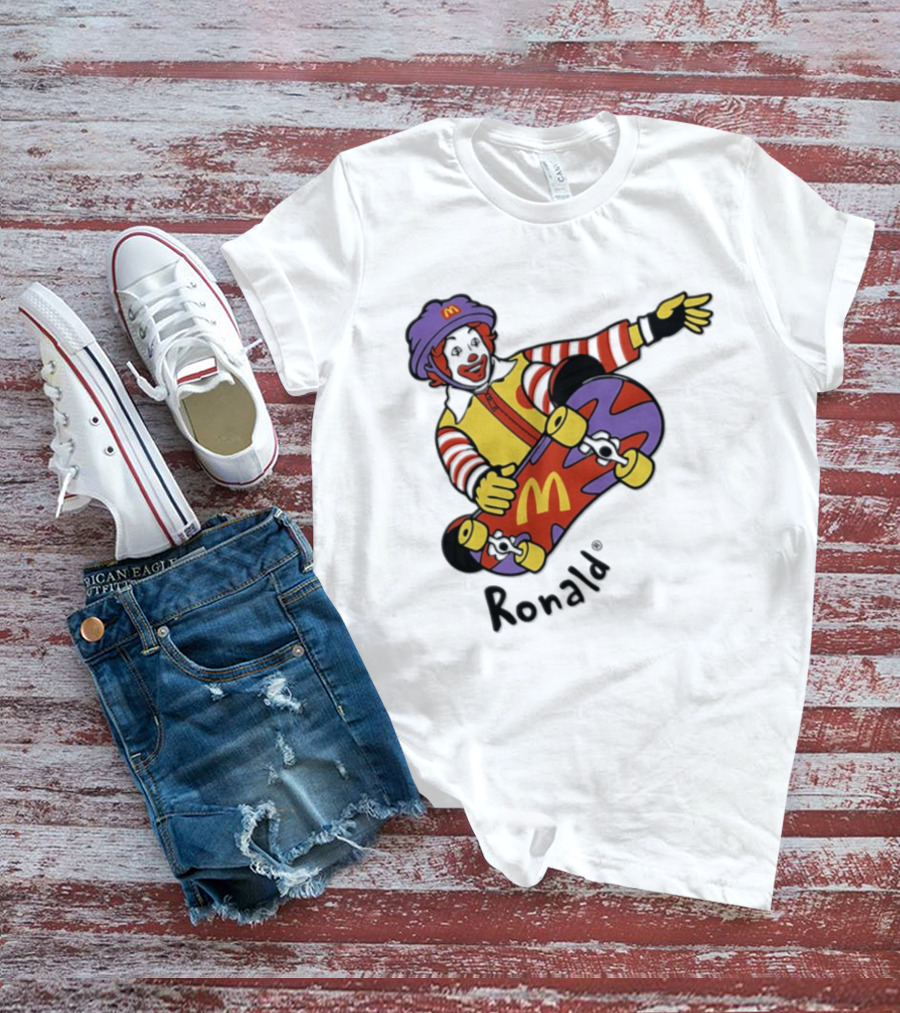 Ronald McDonald Skateboarding McDonald's Fun T-Shirt