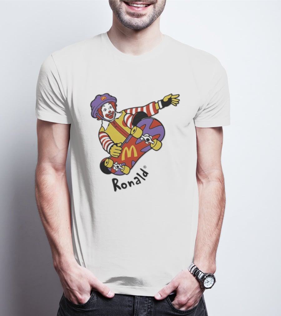Ronald McDonald Skateboarding McDonald's Fun T-Shirt