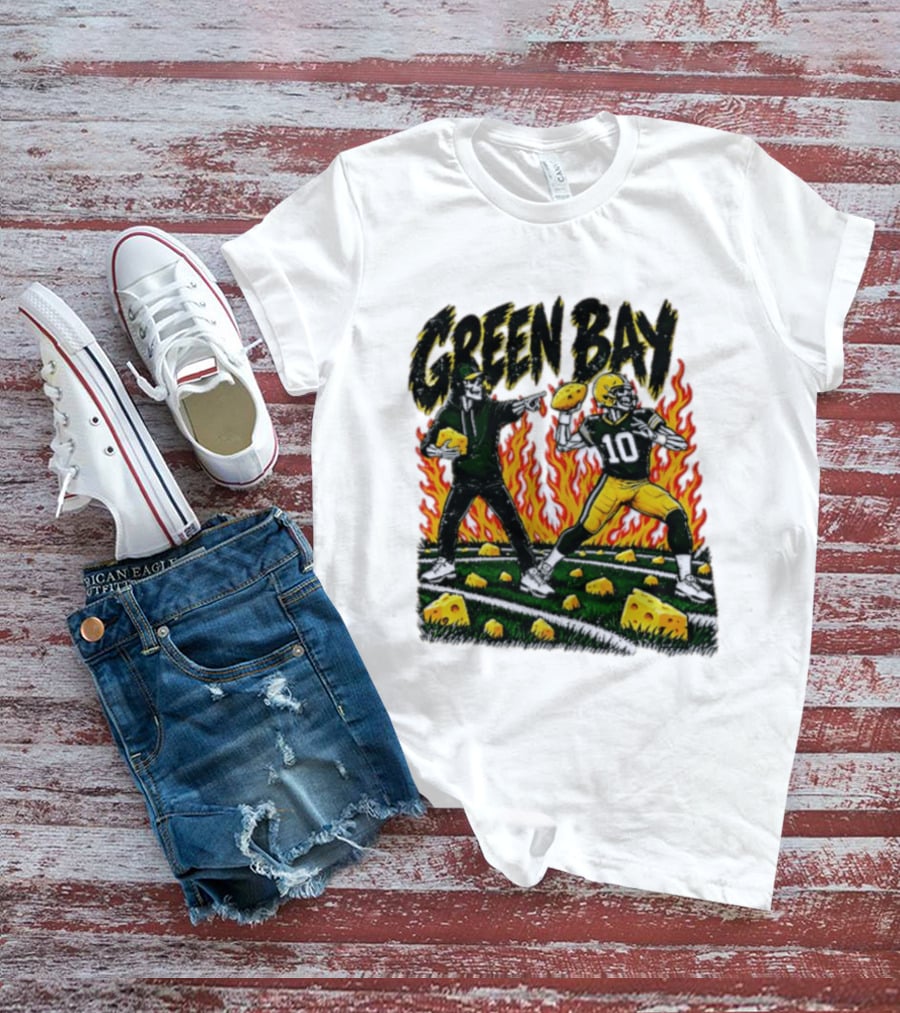Green Bay Packers Football Skeleton Player Cheeseheads 2026 T-Shirt