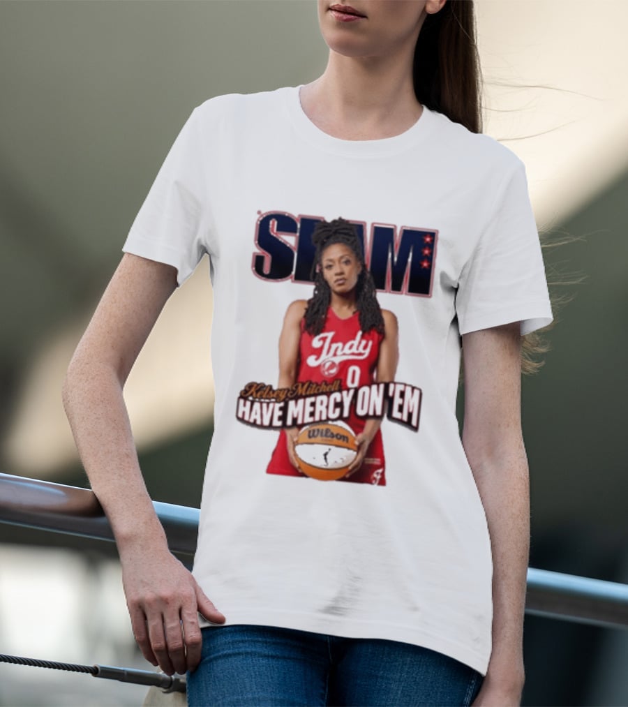 SLAM Indy Kelsey Mitchell Have Mercy On 'Em Basketball T-Shirt