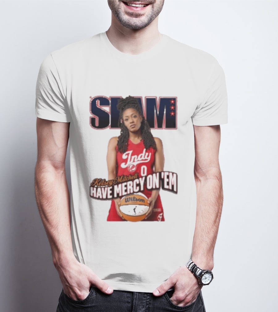 SLAM Indy Kelsey Mitchell Have Mercy On 'Em Basketball T-Shirt