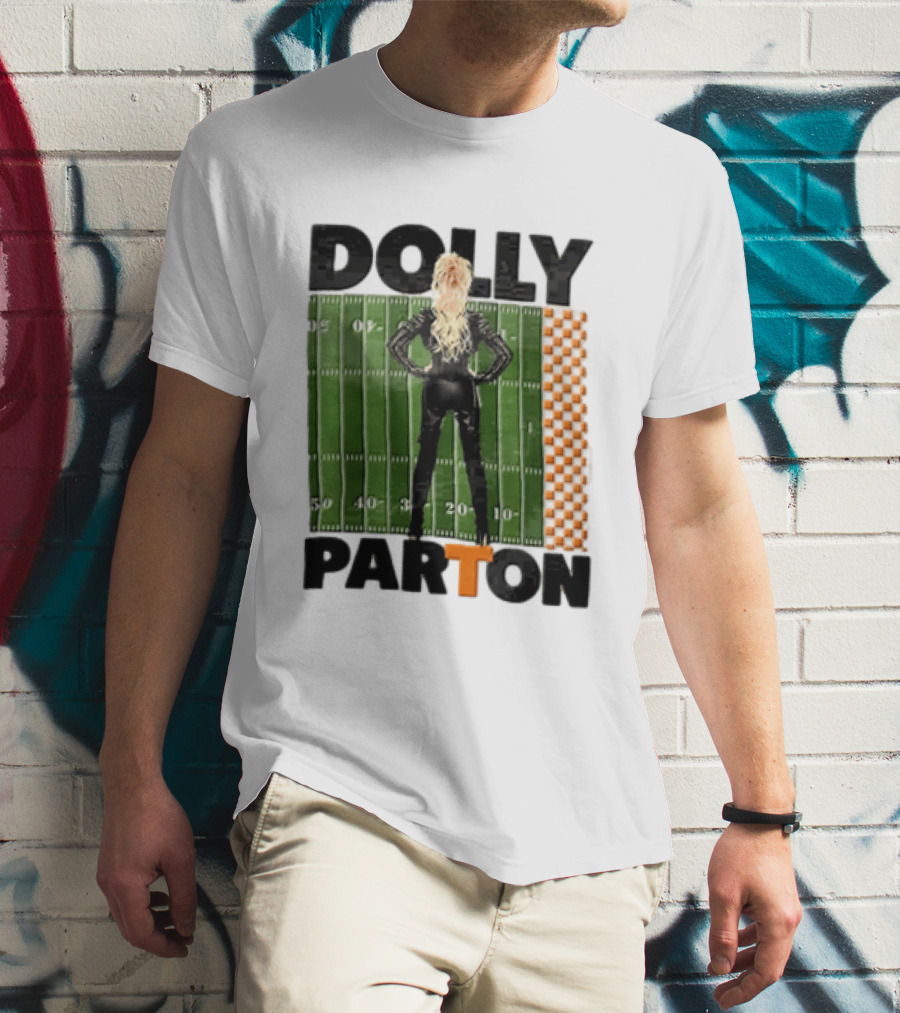 Dolly Parton Tennessee Volunteers Football Field T-Shirt