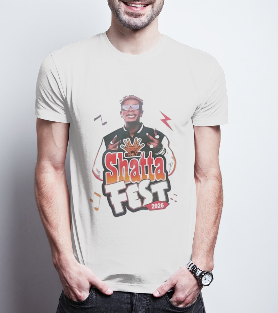 Shatta Wale Fest 2026 M4LY Dancehall Vibes Music Festival T-Shirt
