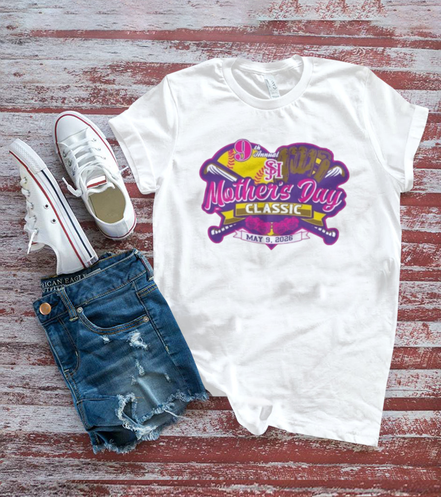 9th Annual SJ Heat Softball Mother's Day Classic May 9 2026 T-Shirt