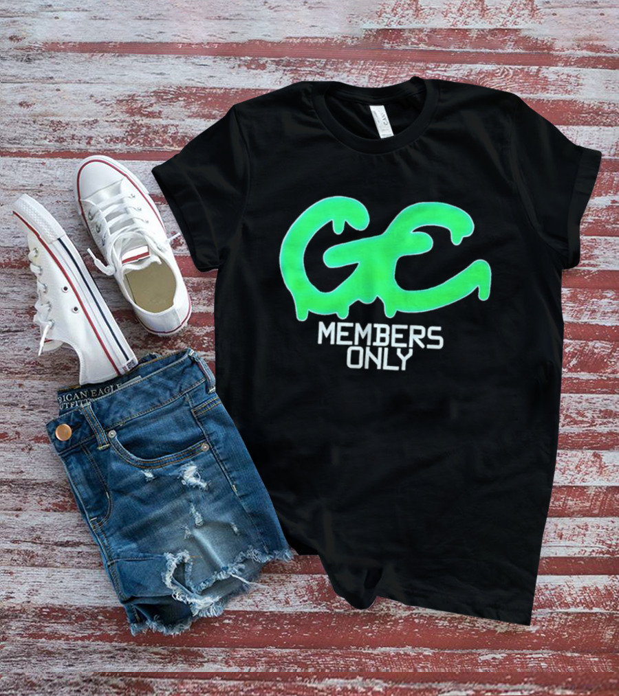 GC Members Only Slime Green Dripping T-Shirt