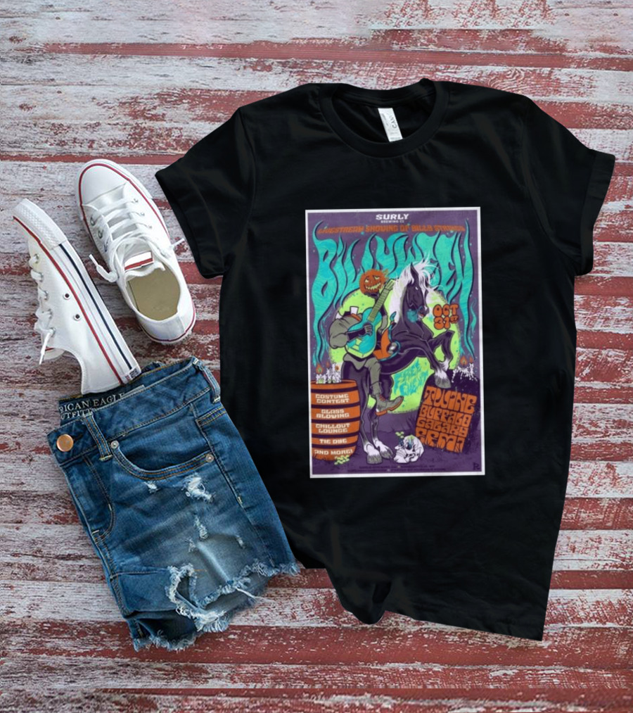 Surly Brewing Co Livestream Billy Strings Halloween Event 10.31.2026 Toucan Buffalo Galaxy Barn T-Shirt