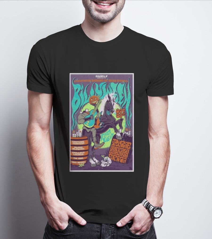 Surly Brewing Co Livestream Billy Strings Halloween Event 10.31.2026 Toucan Buffalo Galaxy Barn T-Shirt