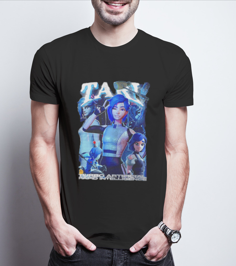 Tari Turbo Artificial Rapid Intelligence Character Montage T-Shirt