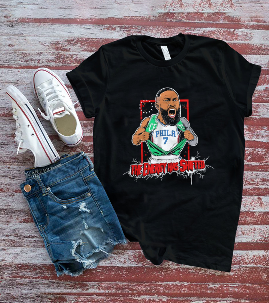 James Harden Philadelphia 76ers The Energy Has Shifted Phila 7 T-Shirt