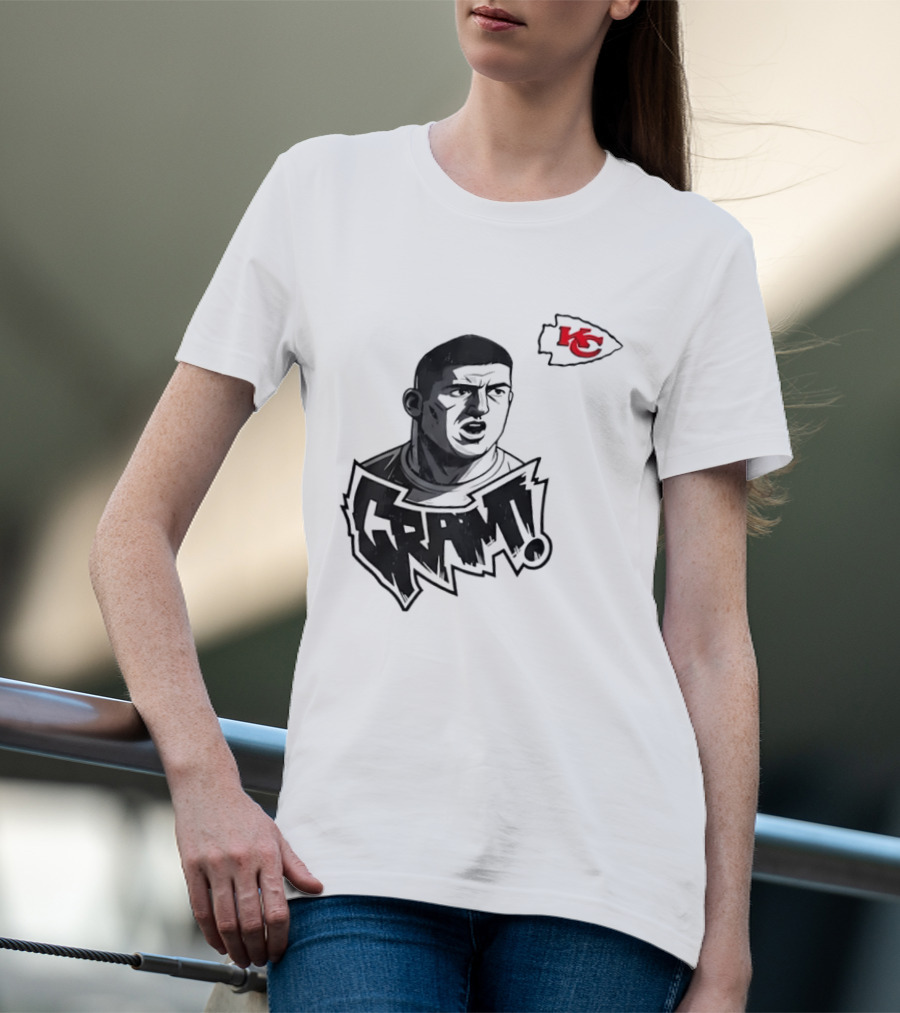 Travis Kelce Kansas City Chiefs GRAM NFL Football Star T-Shirt