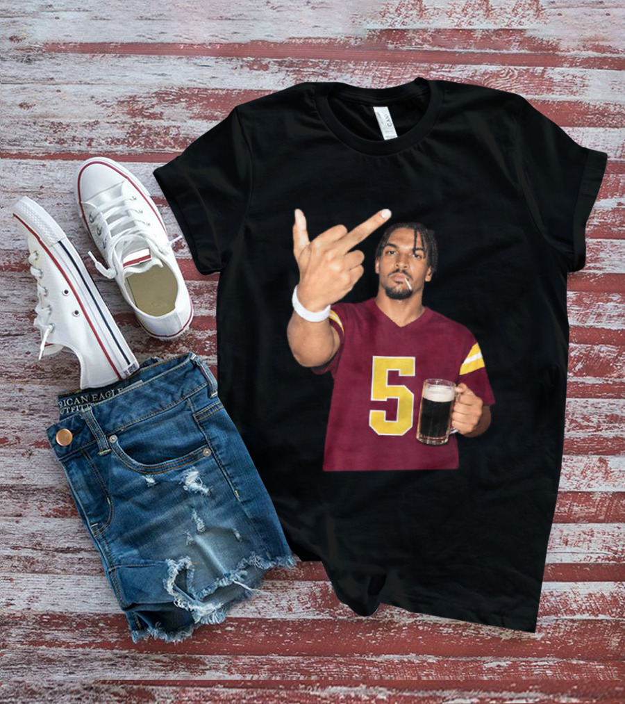 Jayden Daniels Middle Finger T-Shirt