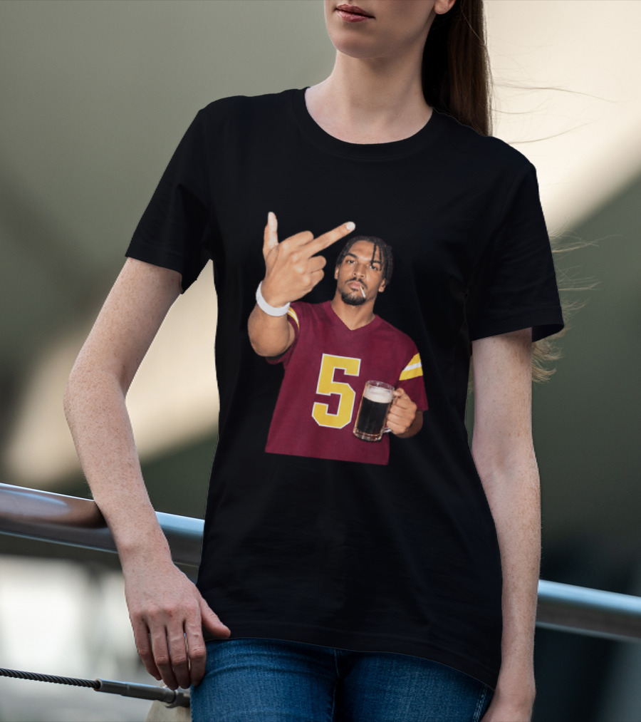 Jayden Daniels Middle Finger T-Shirt