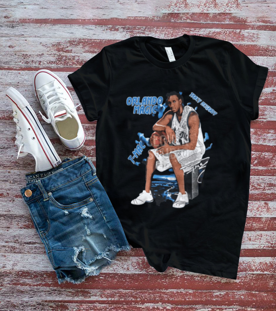 Orlando Magic Tracy McGrady Mac Basketball Legend T-Shirt