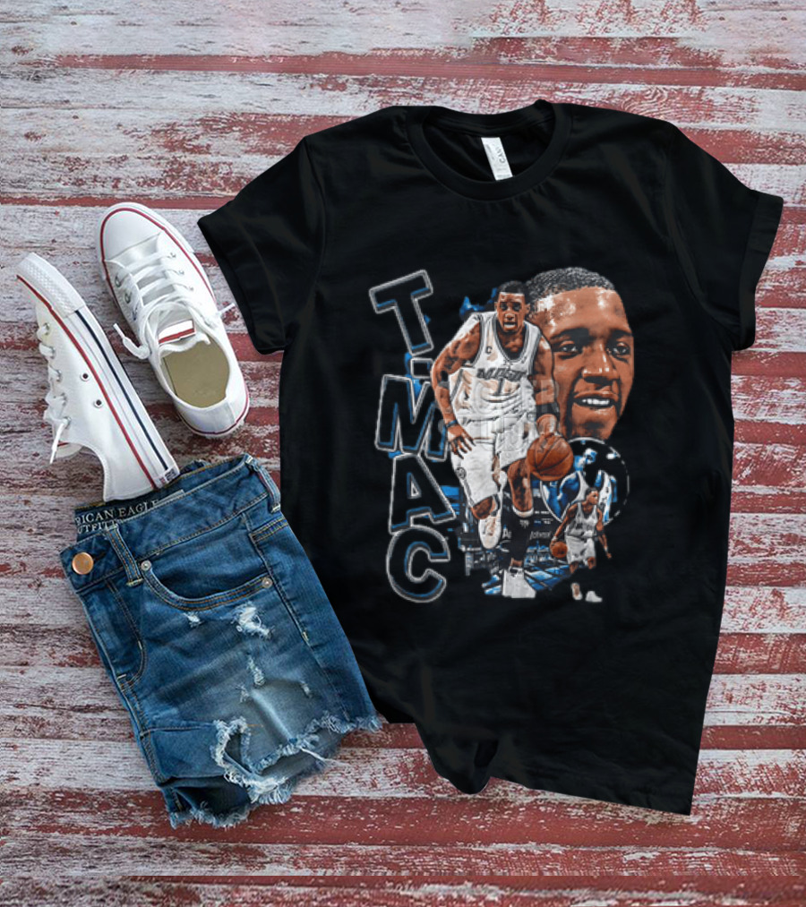Tracy McGrady MAC Orlando Magic NBA Basketball Player 2 Sided T-Shirt