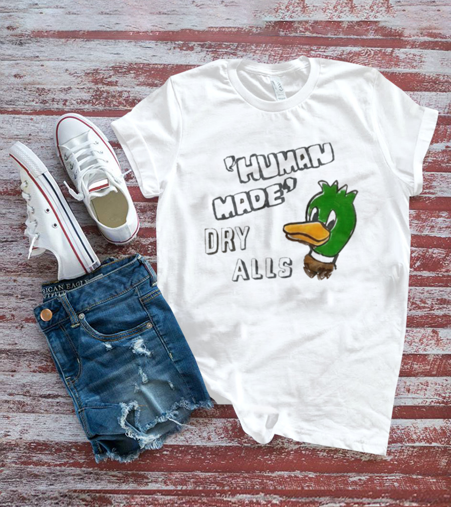 J Hope Human Made Dry Alls Green Mallard Duck T-Shirt