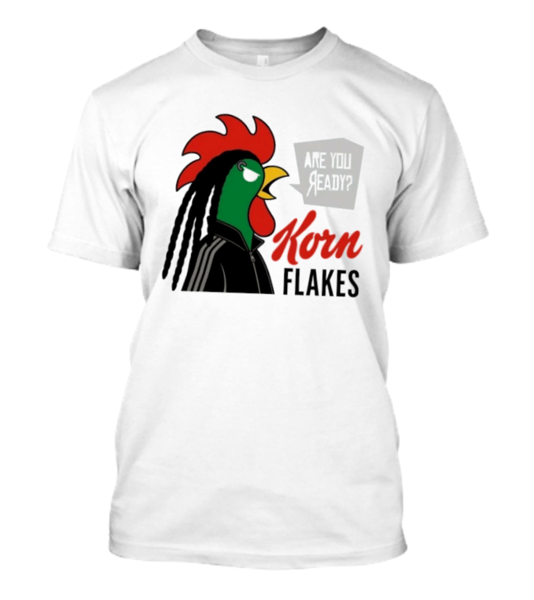 Korn Flakes Are You Ready Rooster Nu Metal T-Shirt