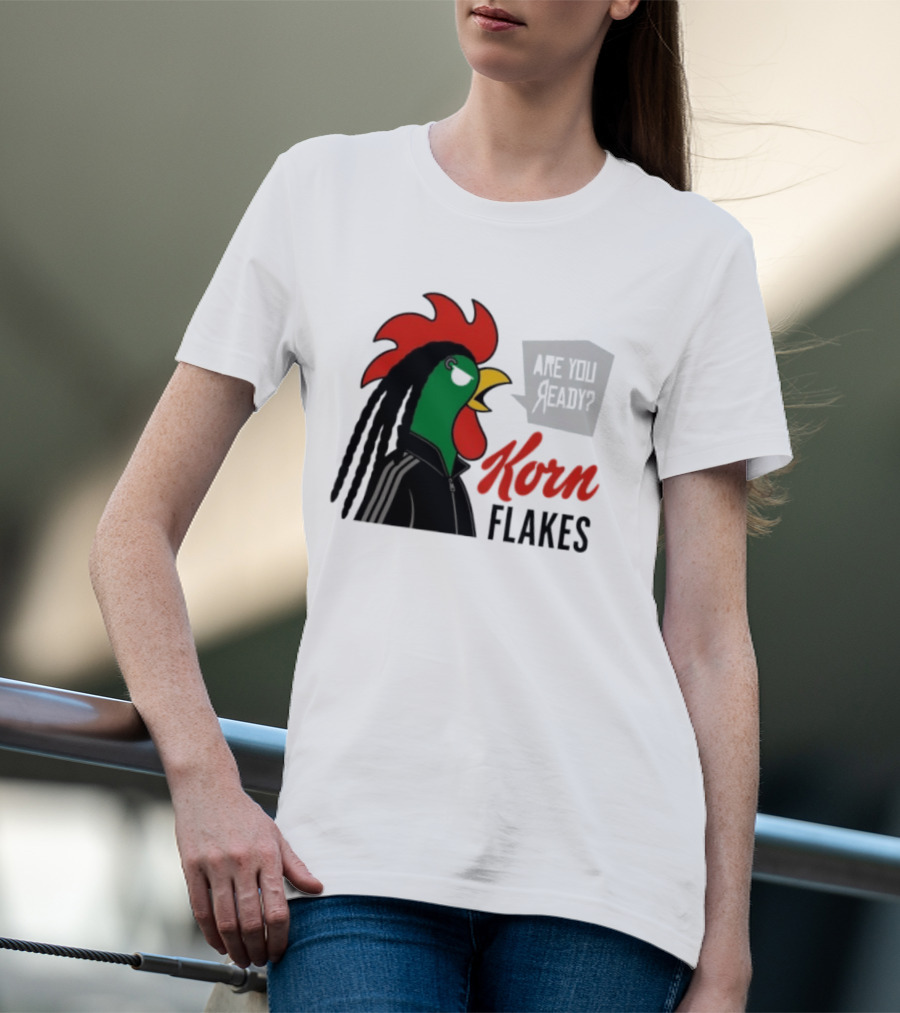 Korn Flakes Are You Ready Rooster Nu Metal T-Shirt