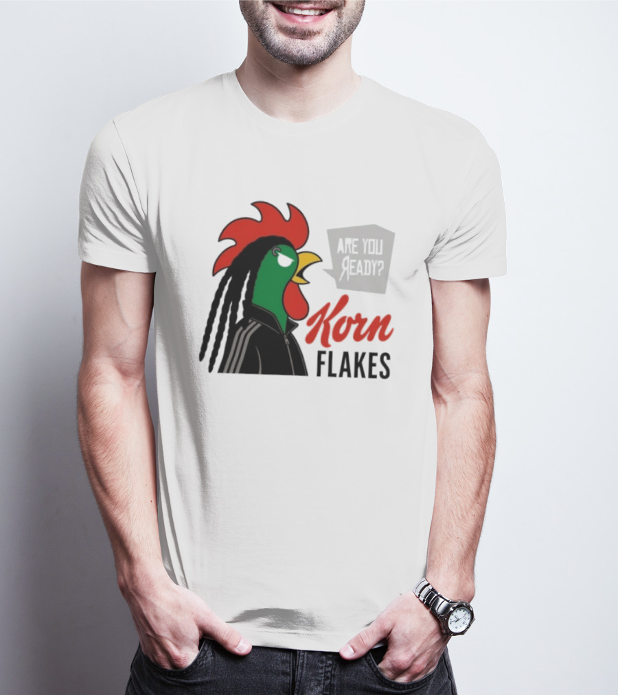 Korn Flakes Are You Ready Rooster Nu Metal T-Shirt
