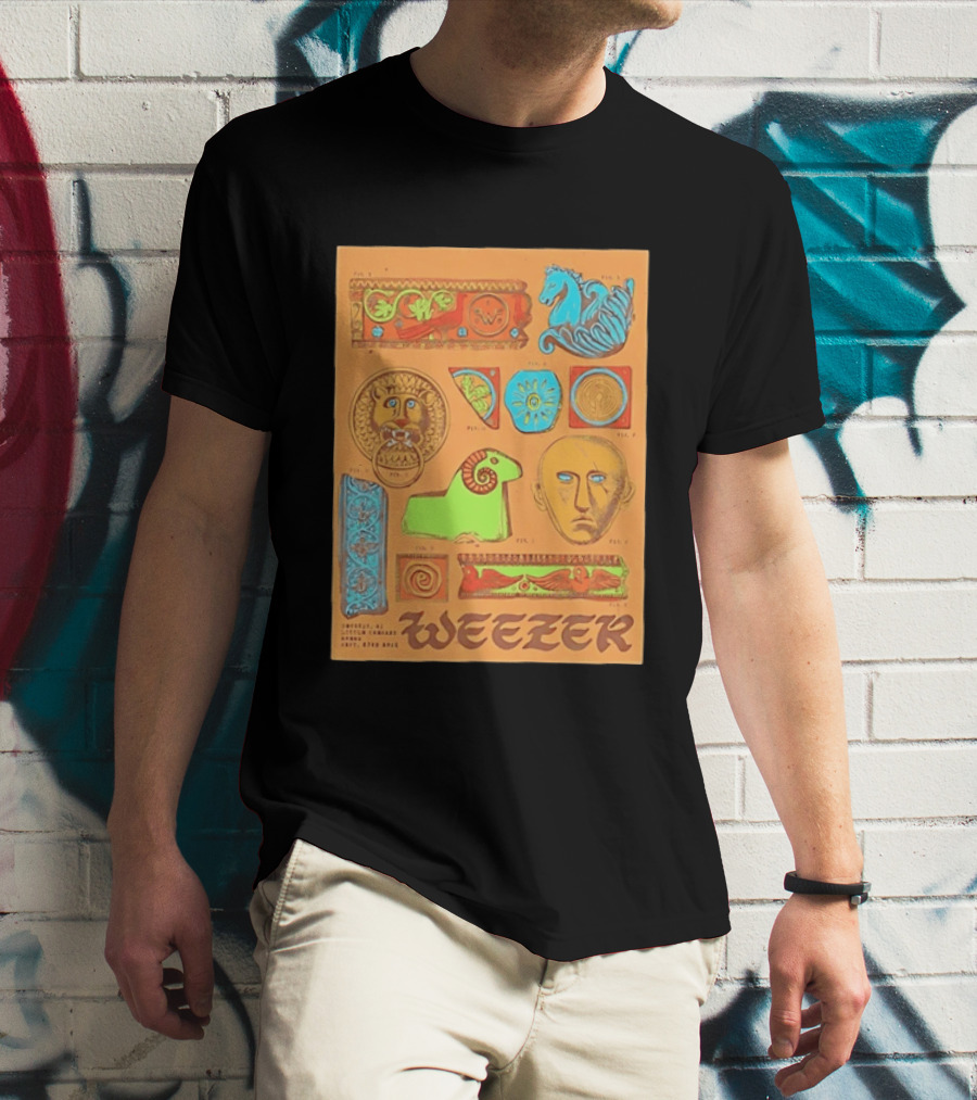 Weezer Detroit Little Caesars Arena September 27 2024 T-Shirt