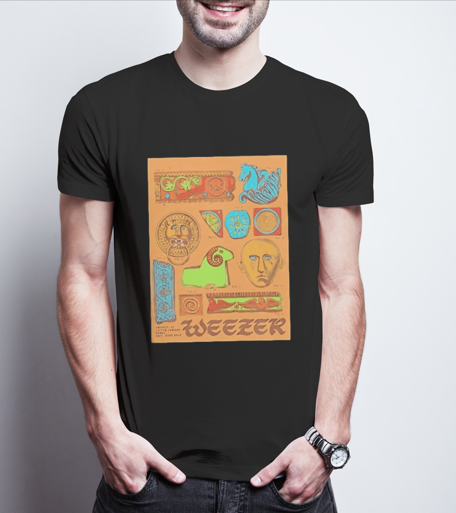 Weezer Detroit Little Caesars Arena September 27 2024 T-Shirt