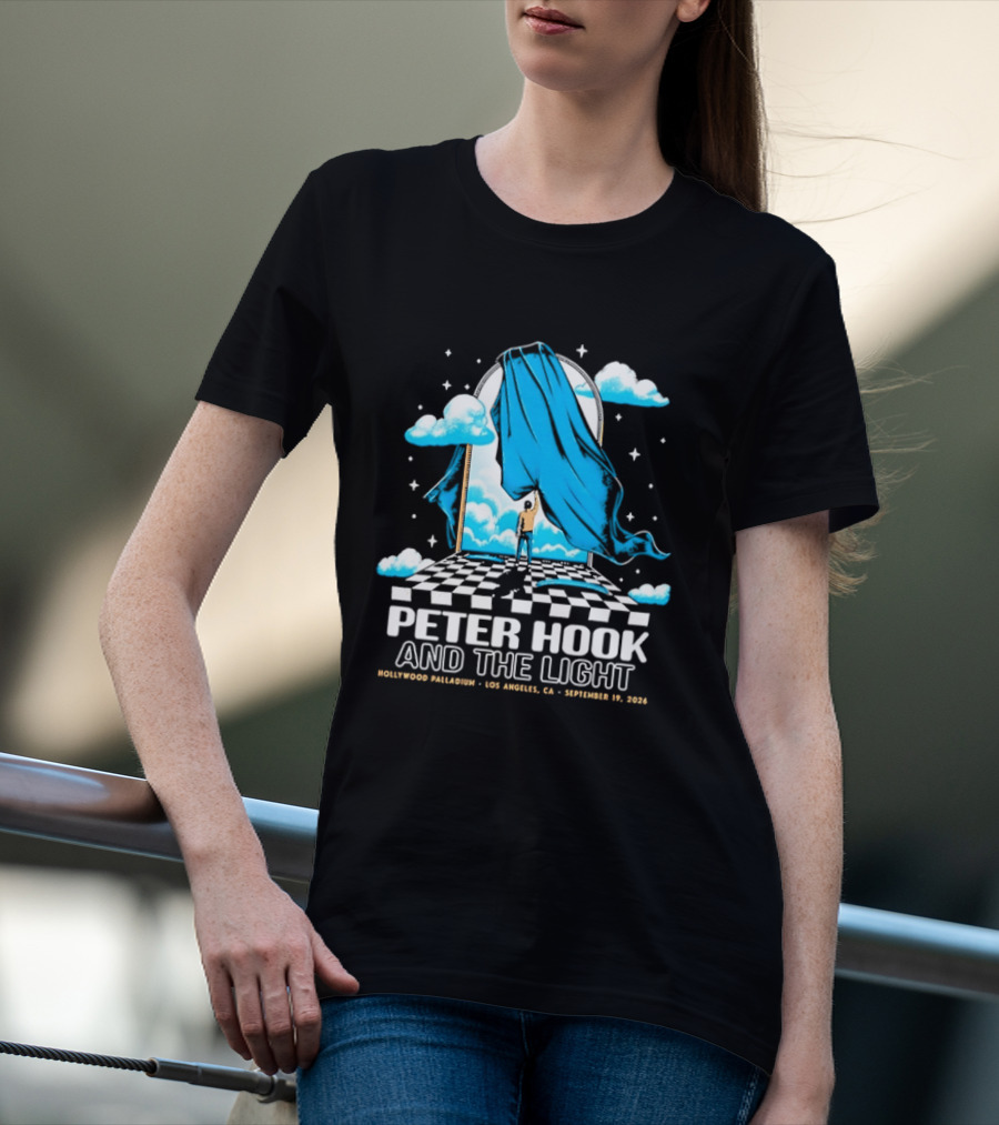Peter Hook And The Light Live Concert Hollywood Palladium Los Angeles September 19 2026 T-Shirt