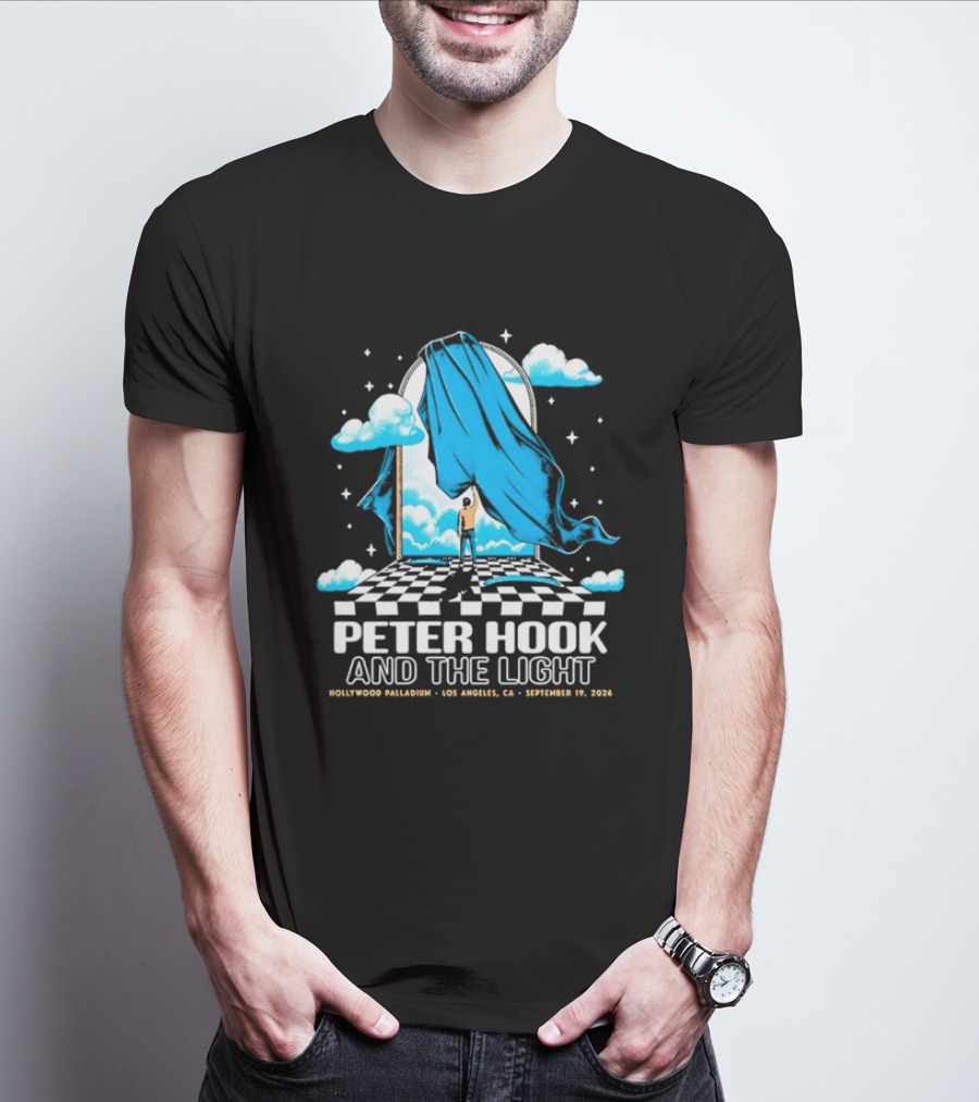 Peter Hook And The Light Live Concert Hollywood Palladium Los Angeles September 19 2026 T-Shirt