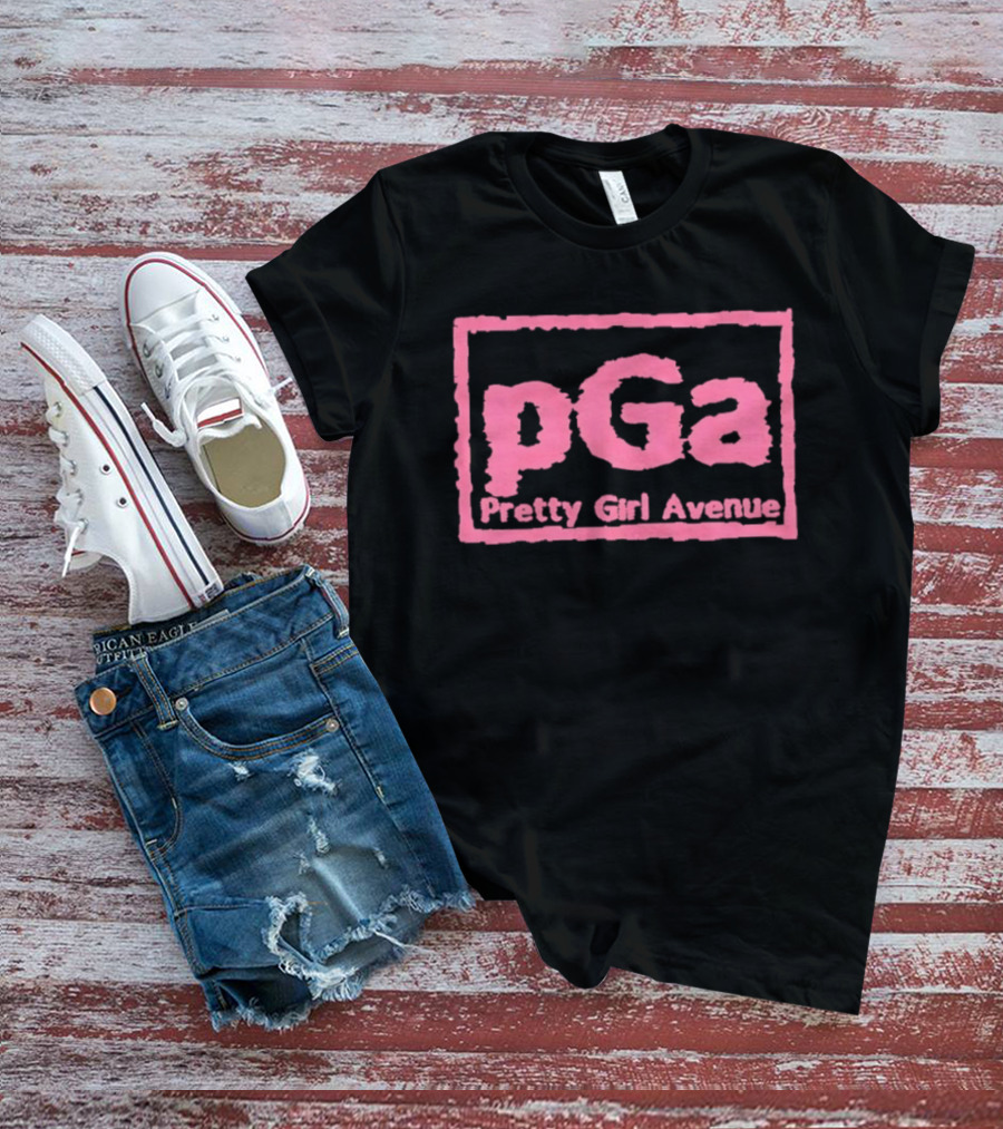 Pretty Girl Avenue PGa Fashion Brand Pink T-Shirt