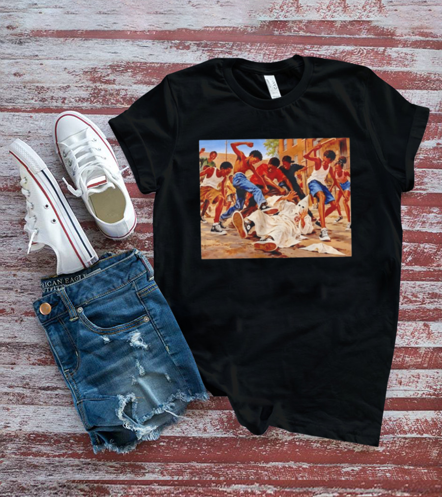 Group Of Youth Confronting A Klansman Social Justice T-Shirt