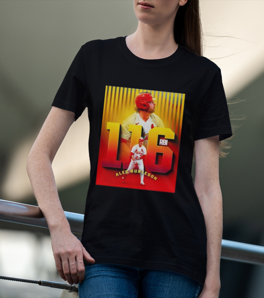 Alec Burleson 116 RBI St Louis Cardinals Baseball Highlights T-Shirt