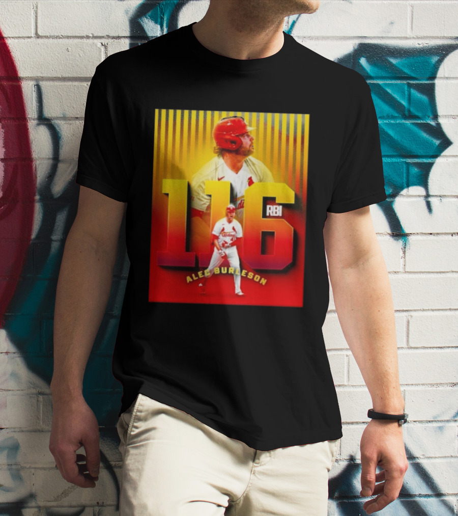 Alec Burleson 116 RBI St Louis Cardinals Baseball Highlights T-Shirt